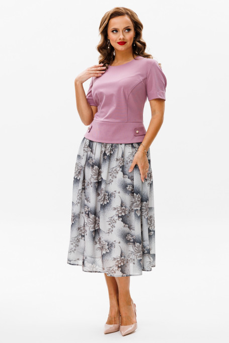 Костюм с юбкой 24-395-3