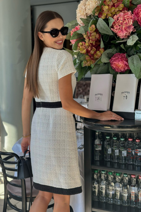 Твидовый костюм с платьем 21-486-1