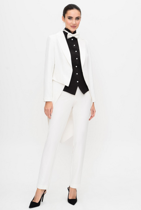 Белый женский фрак 22-741-2