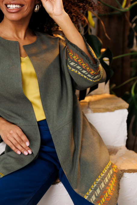 Кардиган женский с вышивкой 22-879-2