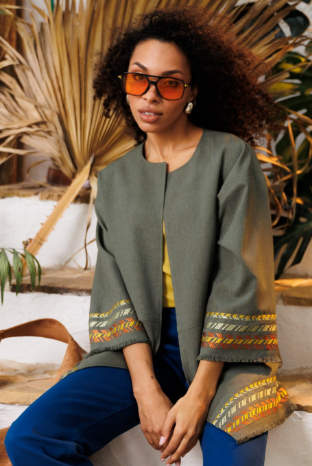 Кардиган женский с вышивкой 22-879-2