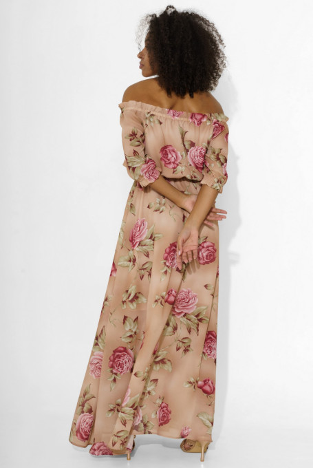 Платье в пол 22-887-1