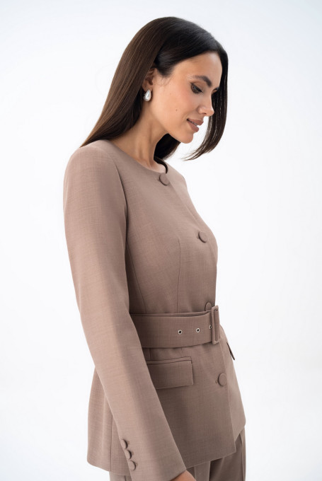 Женский строгий брючный костюм двойка 23-226-3