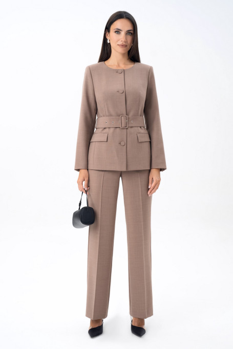 Женский строгий брючный костюм двойка 23-226-3