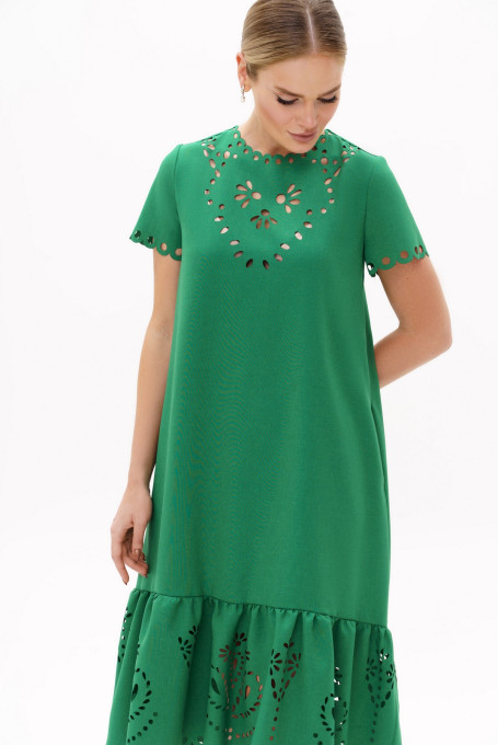 Платье зеленое 23-231-3