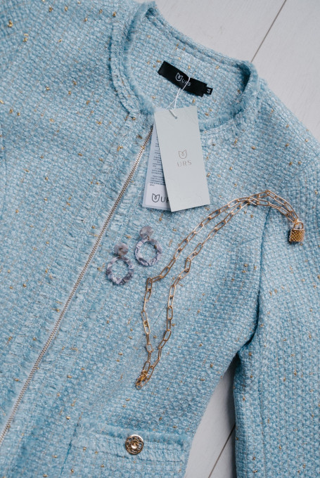 Твидовый костюм с юбкой 23-259-1