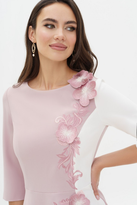 Нарядное платье с вышивкой 24-310-2