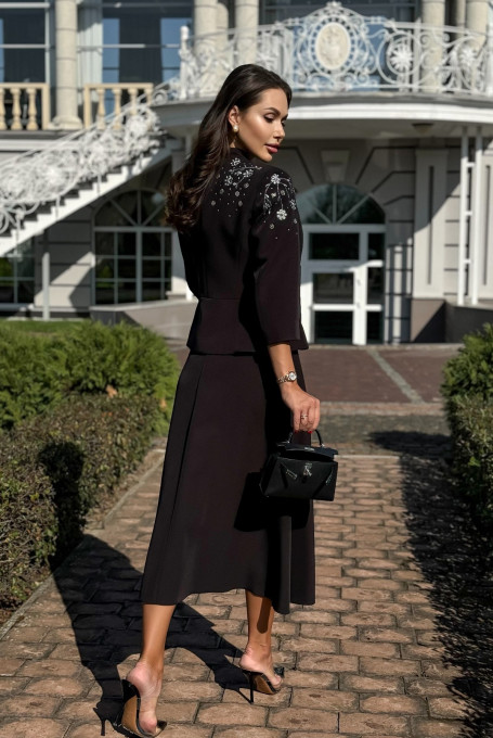 Костюм с платьем 24-346-5