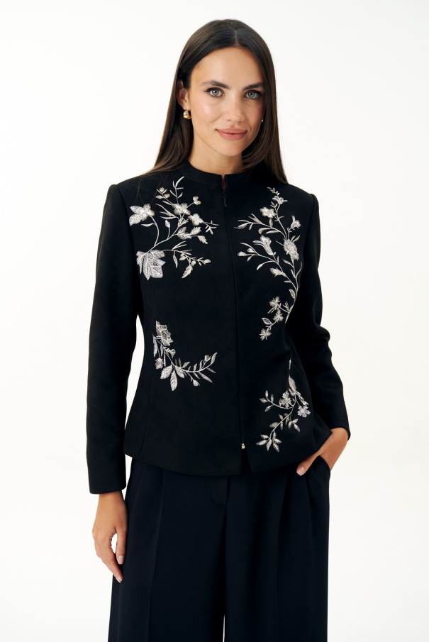 Жакет ( пиджак)  с вышивкой женский URS / ЮРС