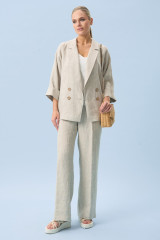 Костюм женский льняной брючный URS ЮРС