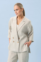 Костюм женский льняной брючный URS ЮРС