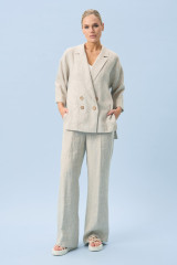 Костюм женский льняной брючный URS ЮРС