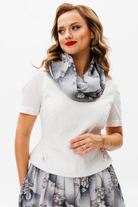 Костюм с юбкой 24-385-2