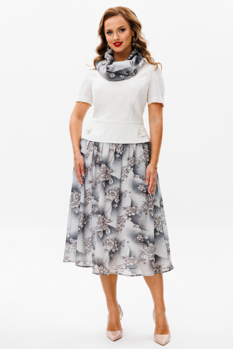 Костюм с юбкой 24-385-2