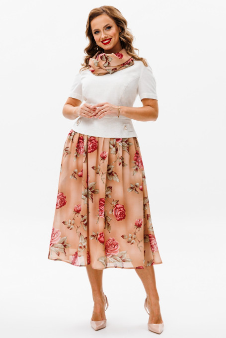 Костюм с юбкой 24-385-4