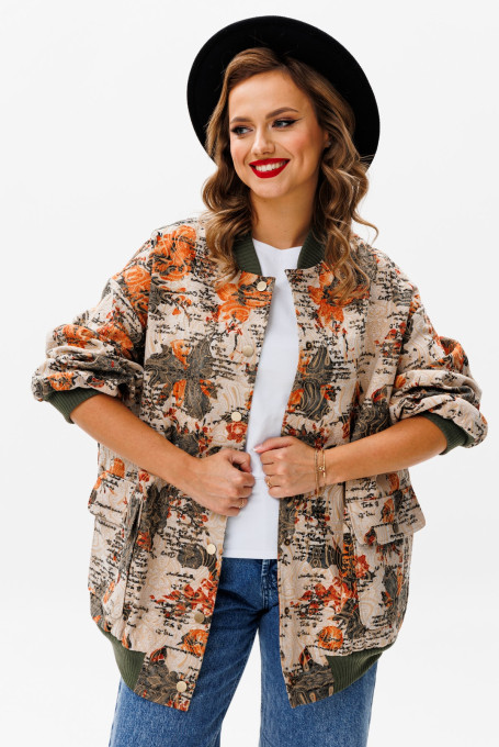 Куртка-бомбер 24-387-1