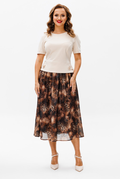 Костюм с юбкой 24-395-2