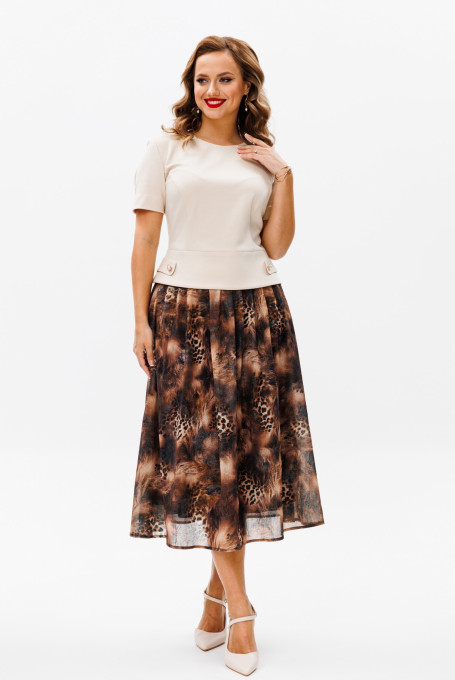 Костюм с юбкой 24-395-2