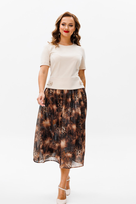 Костюм с юбкой 24-395-2