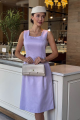 Лавандовый костюм с платьем URS ЮРС