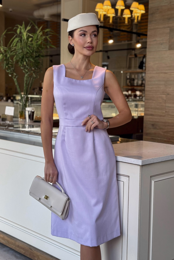 Лавандовый костюм с платьем URS ЮРС