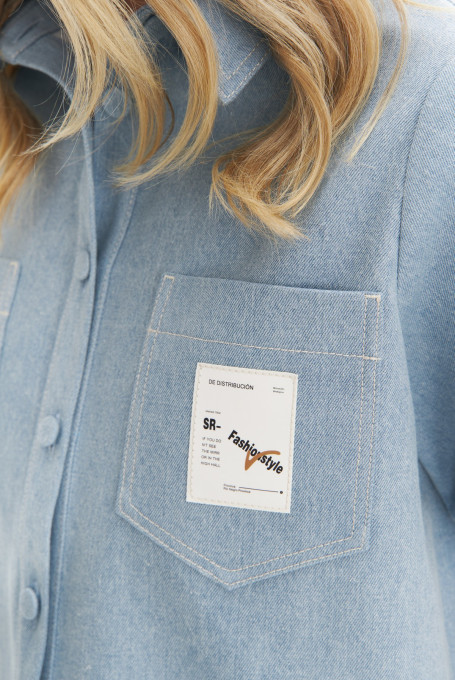 Джинсовый костюм женский 25-521-1