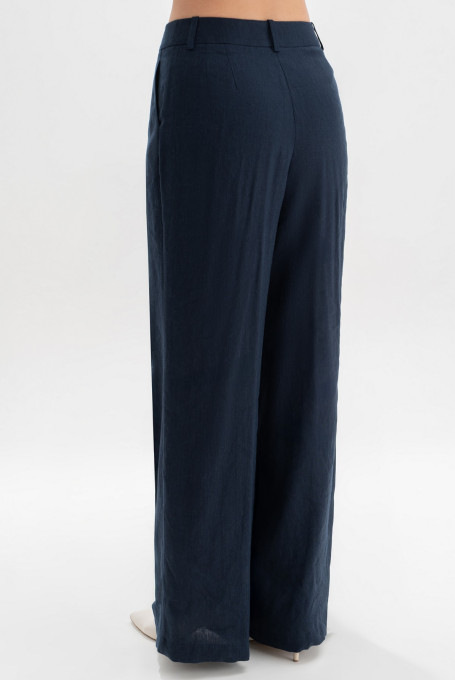 Синие женские брюки 25-547-1 (164-170)