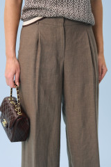 Брюки льняные женские палаццо URS / ЮРС