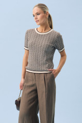 Брюки льняные женские палаццо URS / ЮРС