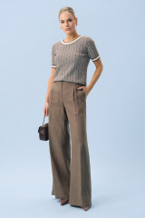 Брюки льняные женские палаццо URS / ЮРС