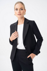 Брюки женские классические черные зауженные URS / ЮРС