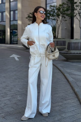 Белый брючный костюм URS в стиле casual ЮРС