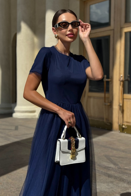 Фатиновое платье женское на торжество 25-578-3