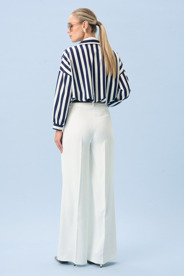 Рубашка в полоску женская стильная URS / ЮРС