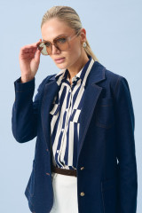 Рубашка в полоску женская стильная URS / ЮРС