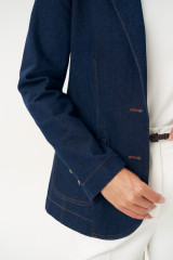 Джинсовый пиджак женский URS ЮРС синий