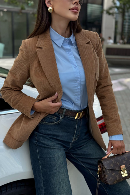 Жакет (пиджак) женский вельветовый 25-616-1