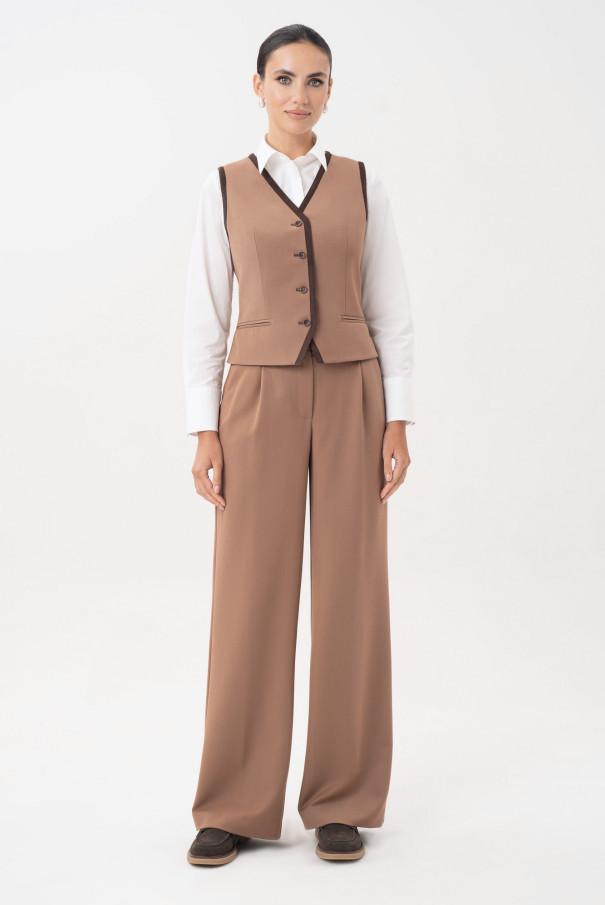 Костюм URS ЮРС женский брючный с жилетом классический