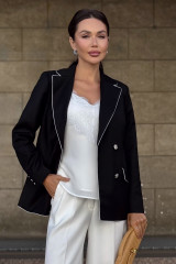 Белый кружевной топ URS | Топ женский ЮРС