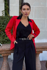 Черный кружевной топ на бретелях URS | ЮРС