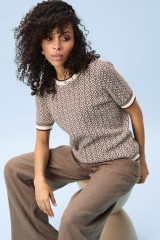 Джемпер женский летний коротким рукавом URS ЮРС