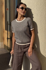 Джемпер женский летний коротким рукавом URS ЮРС