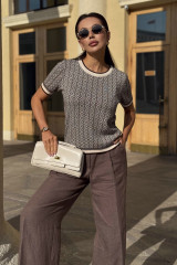 Джемпер женский летний коротким рукавом URS ЮРС