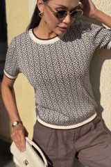 Джемпер женский летний коротким рукавом URS ЮРС