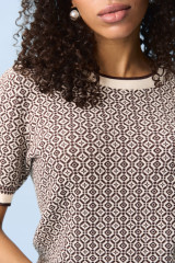 Джемпер женский летний коротким рукавом URS ЮРС