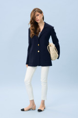 Синий жакет женский URS ЮРС трикотажный