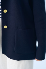 Синий жакет женский URS ЮРС трикотажный