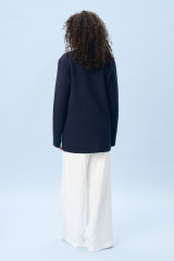 Синий жакет женский URS ЮРС трикотажный