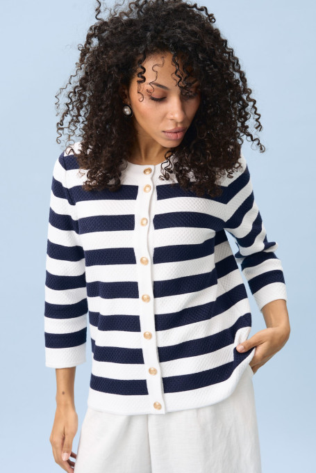 Летний жакет в морском стиле 5324