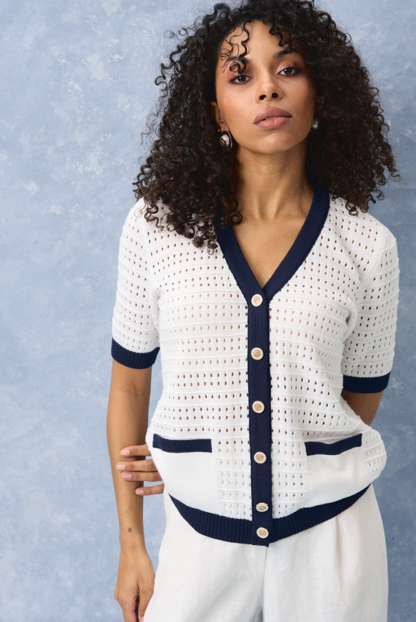 Женский жакет в морском стиле URS ЮРС